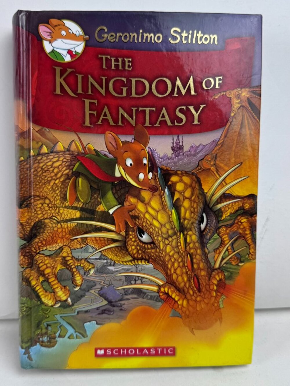 Geronimo Stilton The Kingdom of Fantasy Scholastic Hardcover Childrens Book